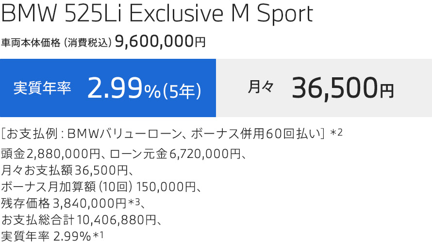 5 LONG 支払例
